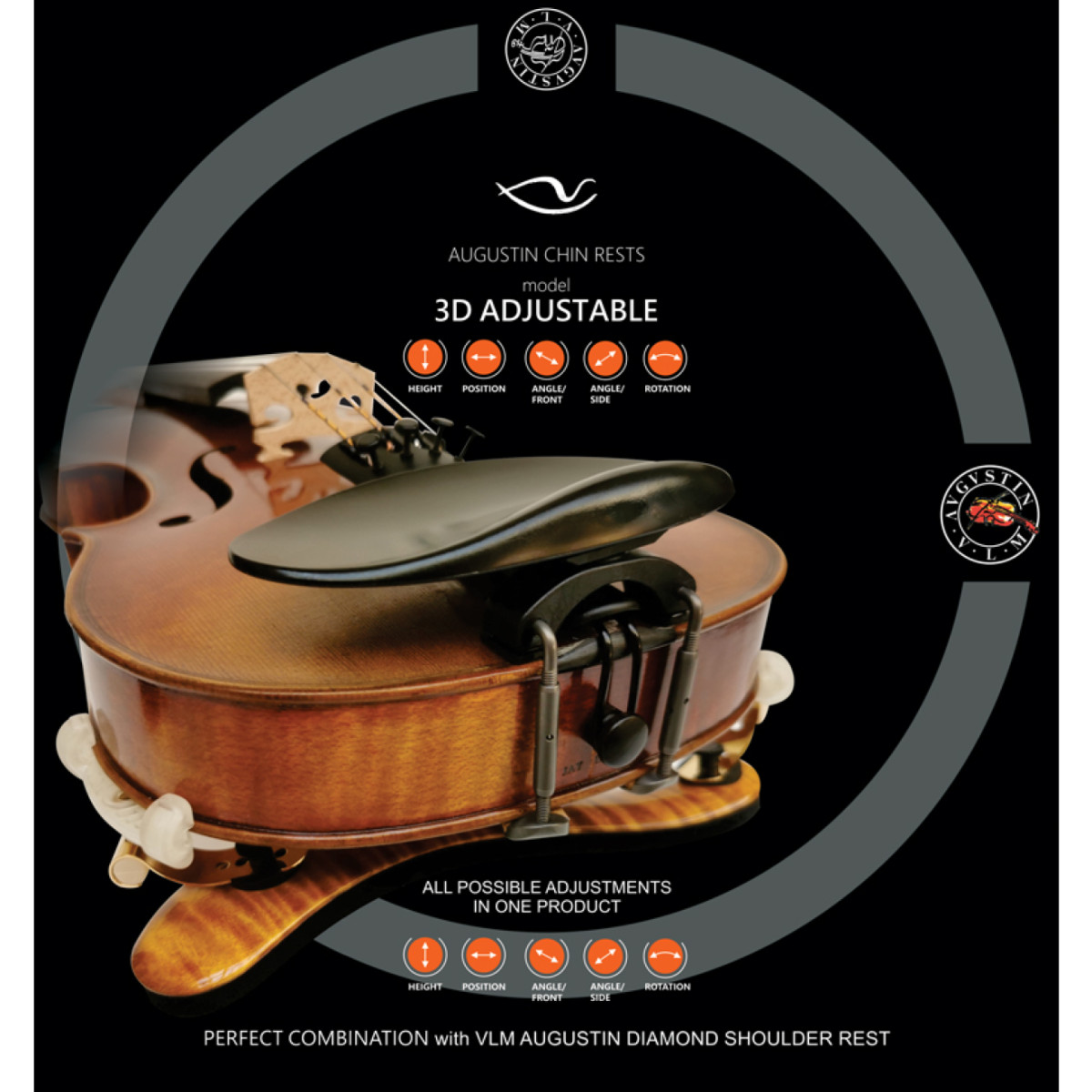 Augustin 3D® 可調整腮托