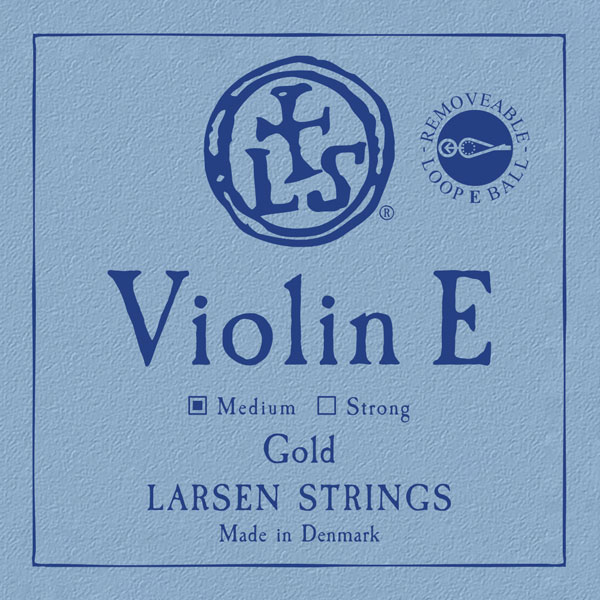 Larsen Violin Original-【1E】4/4-gold E.carbon steel E - gold (medium/ball)